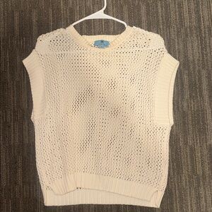 CeCe Women's Cream Knit Sweater